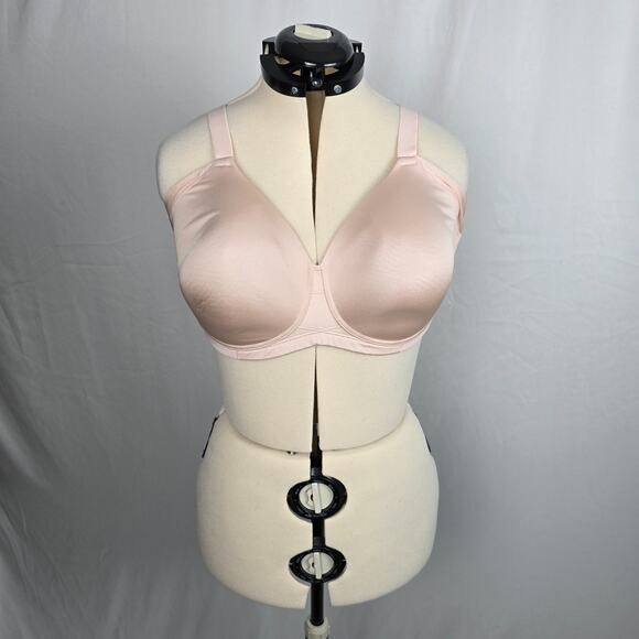 Vanity Fair Full Figure Bra Women's 44C Flesh Pink Back Closure - Picture 11 of 11